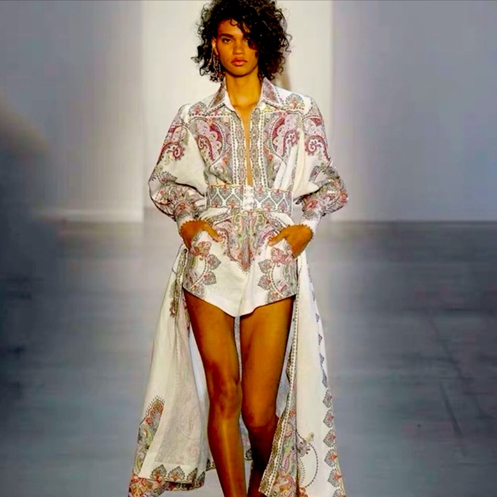 Zimmermann ninety-six shirt maxi dress NWT